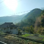Sights while traveling across Japan by train.